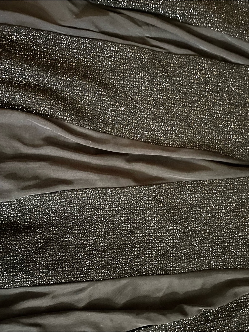 le chateau Black Sparkle Strapless with Back Detail Evening Gown - Picture 9 of 11
